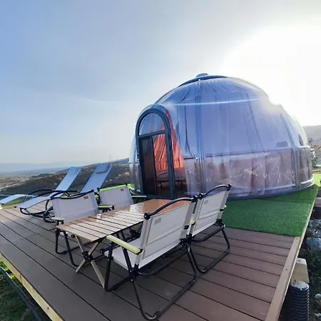 Sky Dome - Alushllari's Farm Капсульный отель *