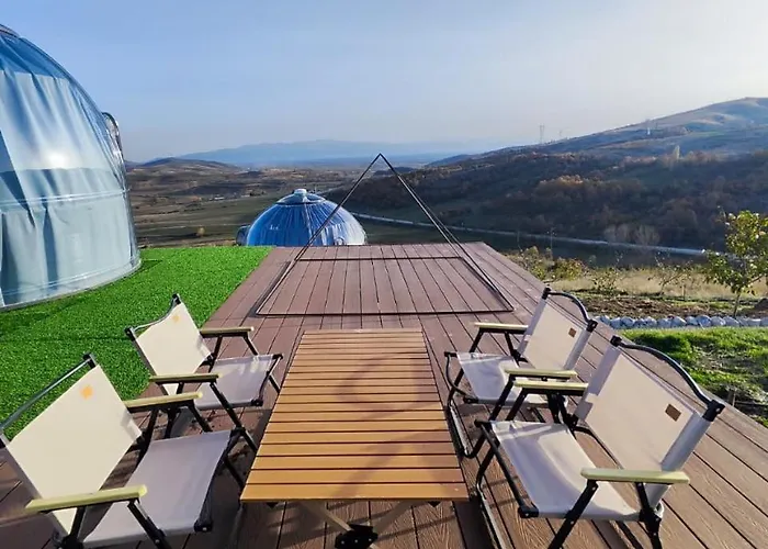 Hôtel capsule Sky Dome - Alushllari's Farm