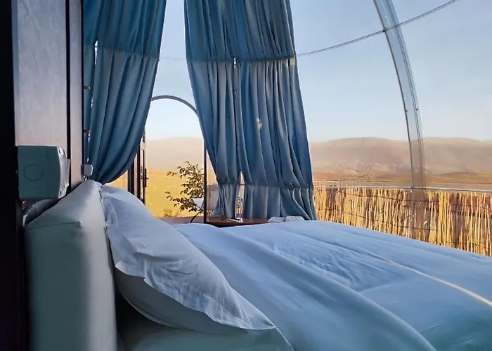 Kapszulahotel Sky Dome - Alushllari's Farm Pogradec
