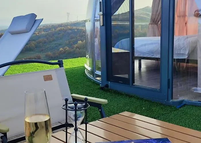 Hôtel capsule Sky Dome - Alushllari's Farm